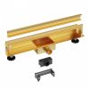 Balneo WDrain NEXT odpływ liniowy ścienny dwustronny 80 cm złoty szczotkowany A0301030102-3 WYSYŁKA